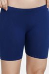Zivame Girls Knit Cotton Shorts - Blue Depth — thumbnail 5